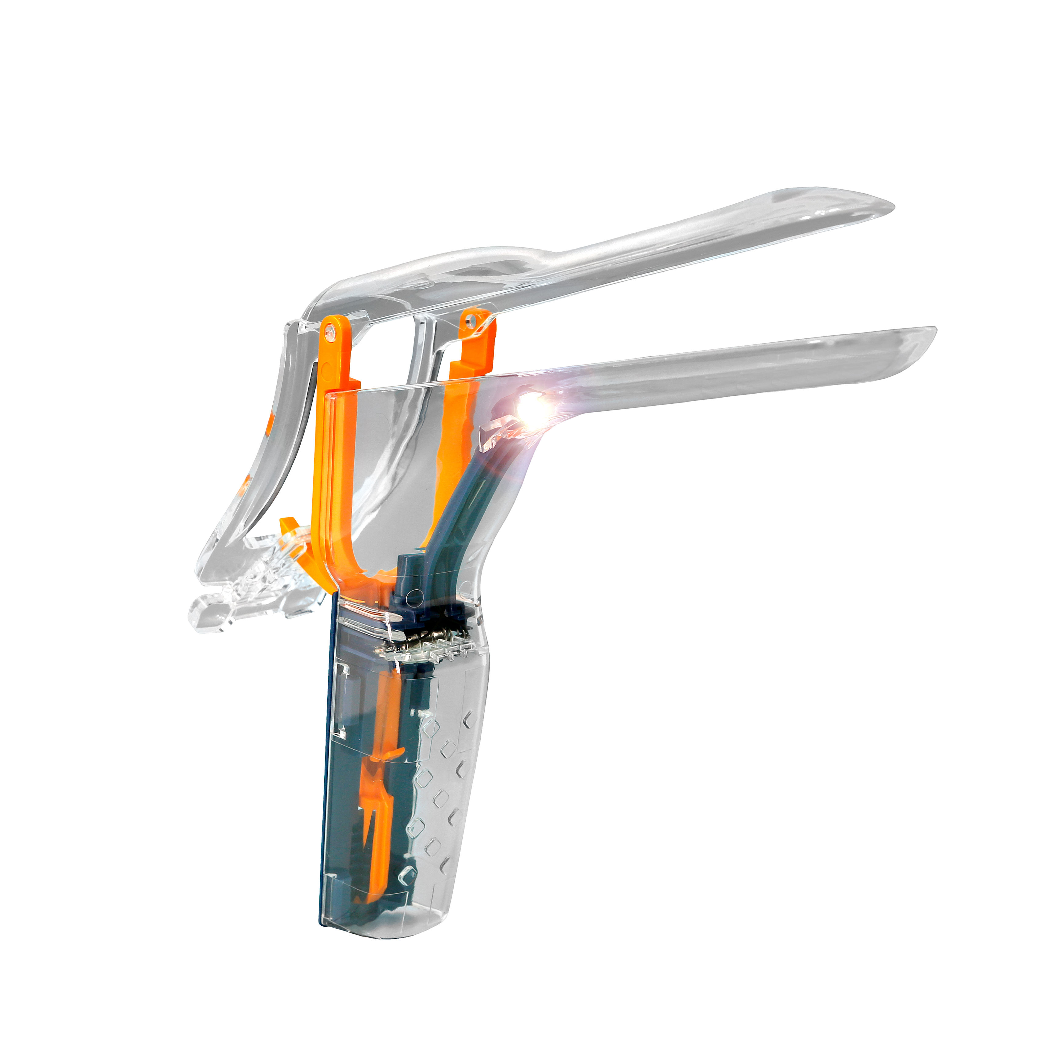 Her-Spec Single-Use Lighted Speculum - Small, Non-Sterile