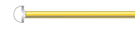 Medium Radius Loop Electrode 1.0 cm x 0.7 cm x 12 cm