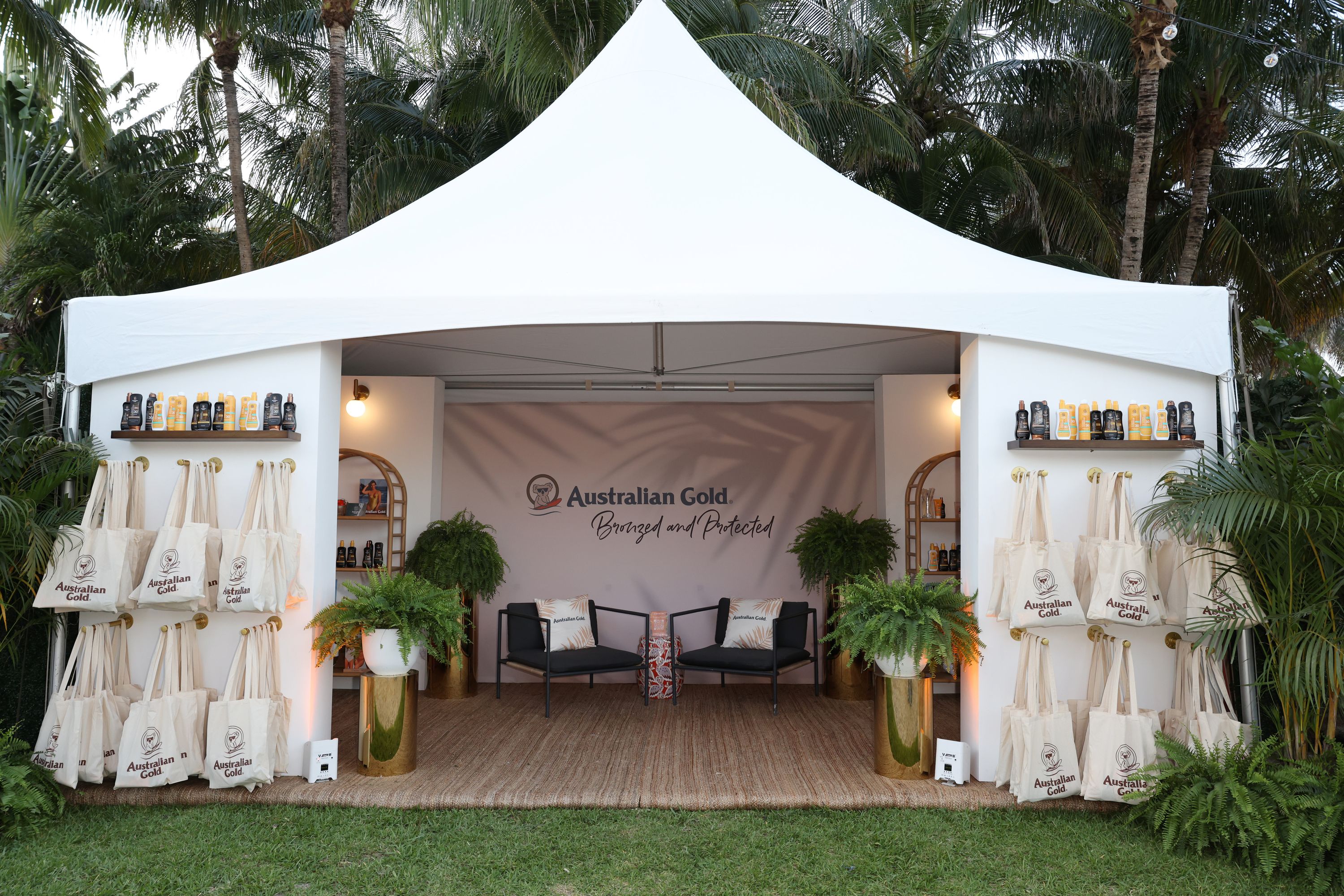 Australian Gold Miami Swim Week Cabana