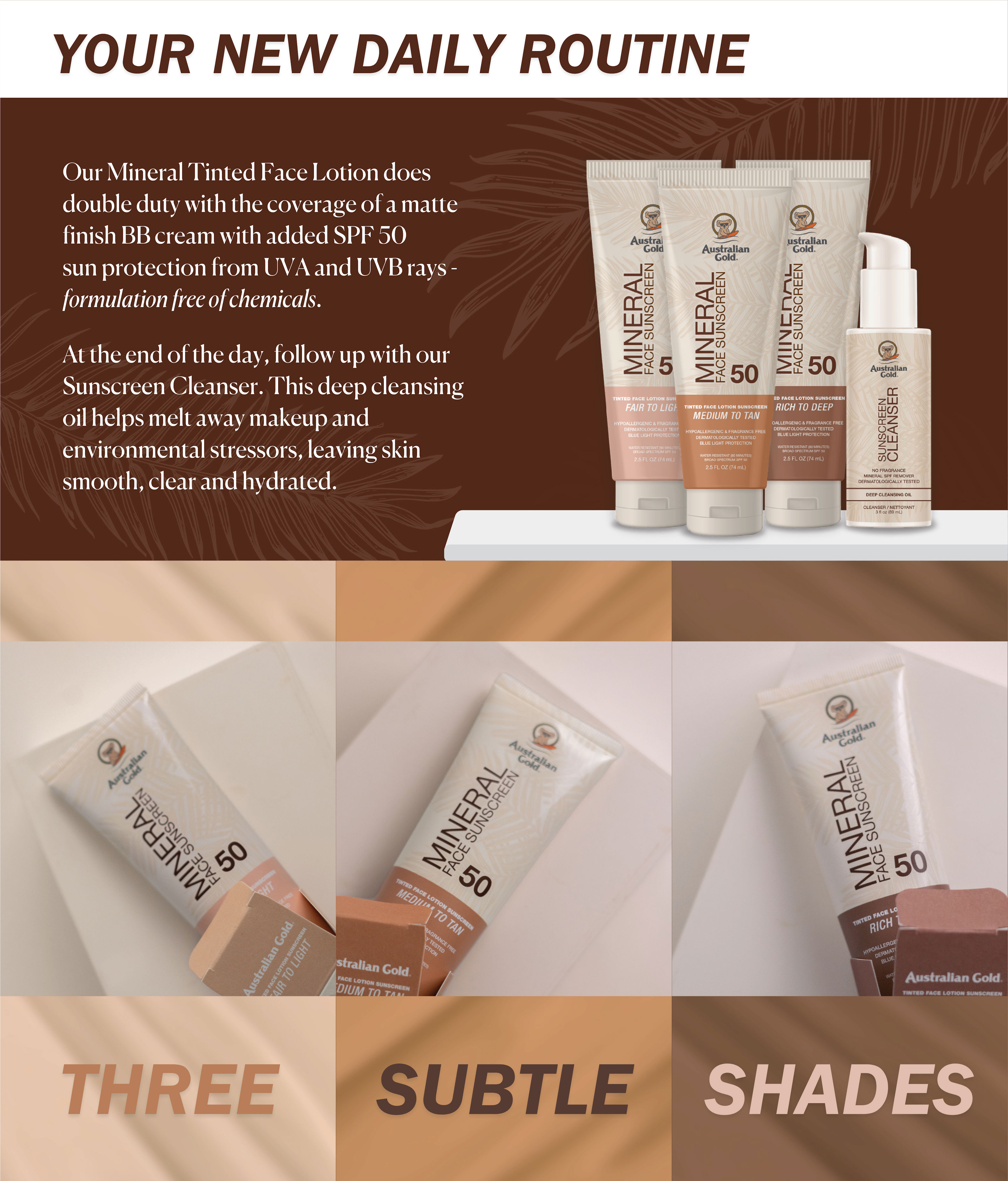 SPF 50 Mineral Tinted Face