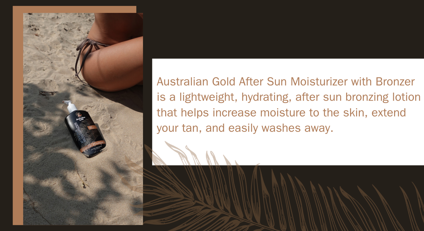 After Sun Moisturizer with Bronzer Information