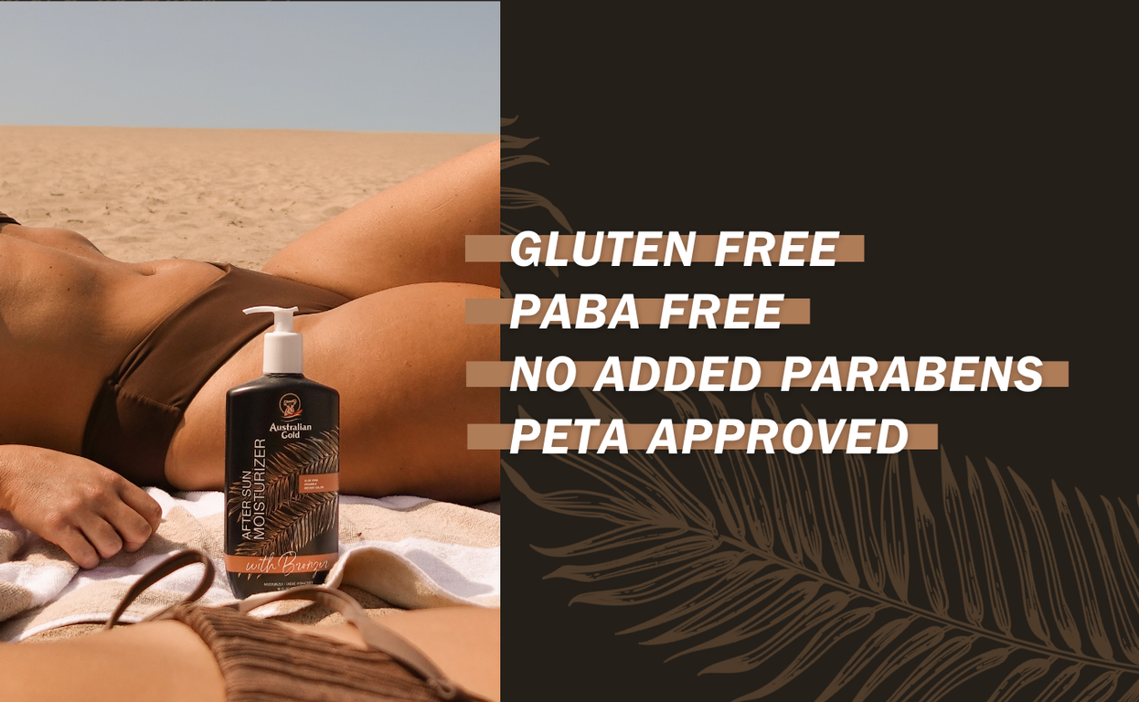 After Sun Moisturizer with Bronzer Callouts