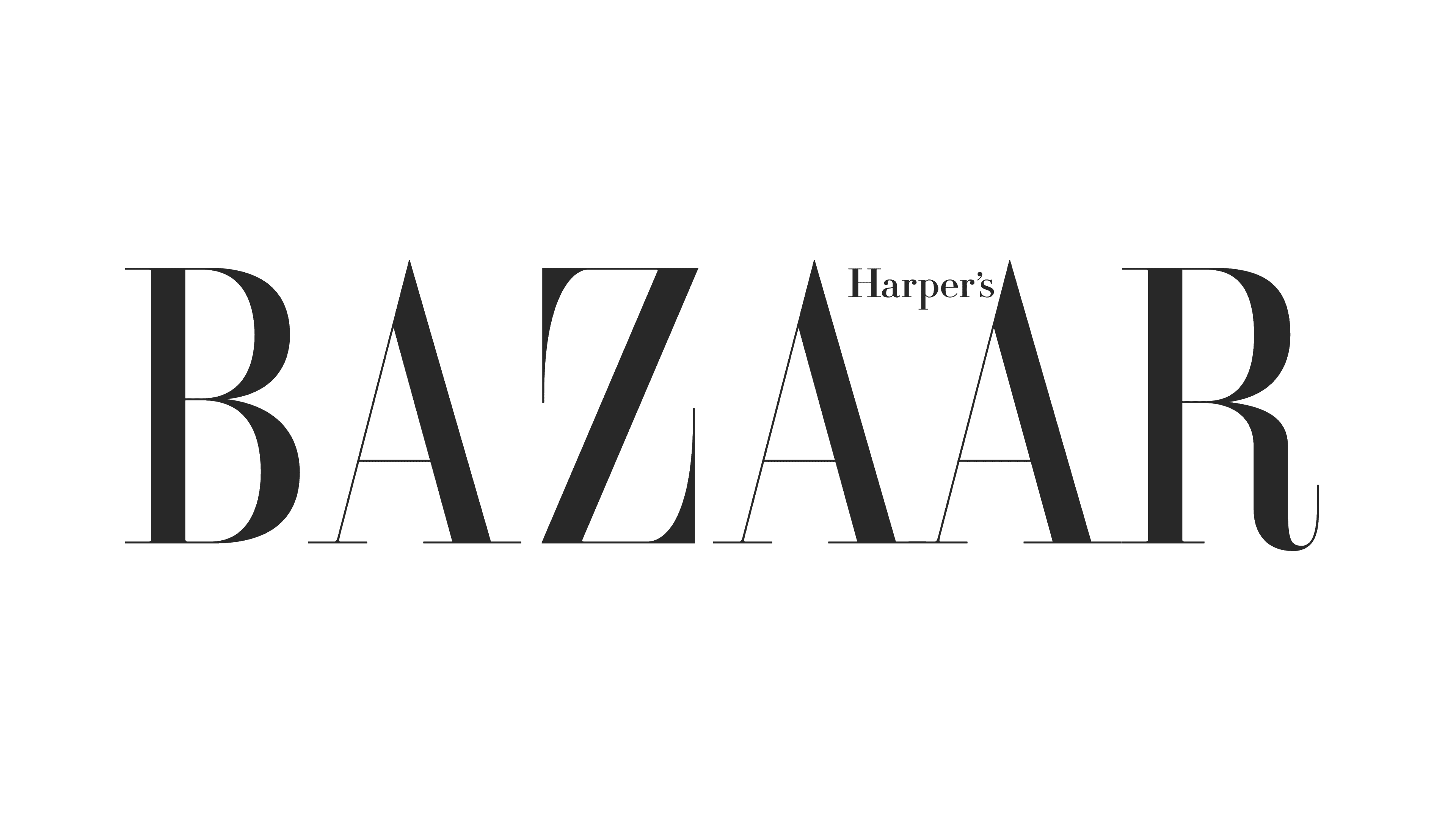 BAZAAR with Harper's between the two A's