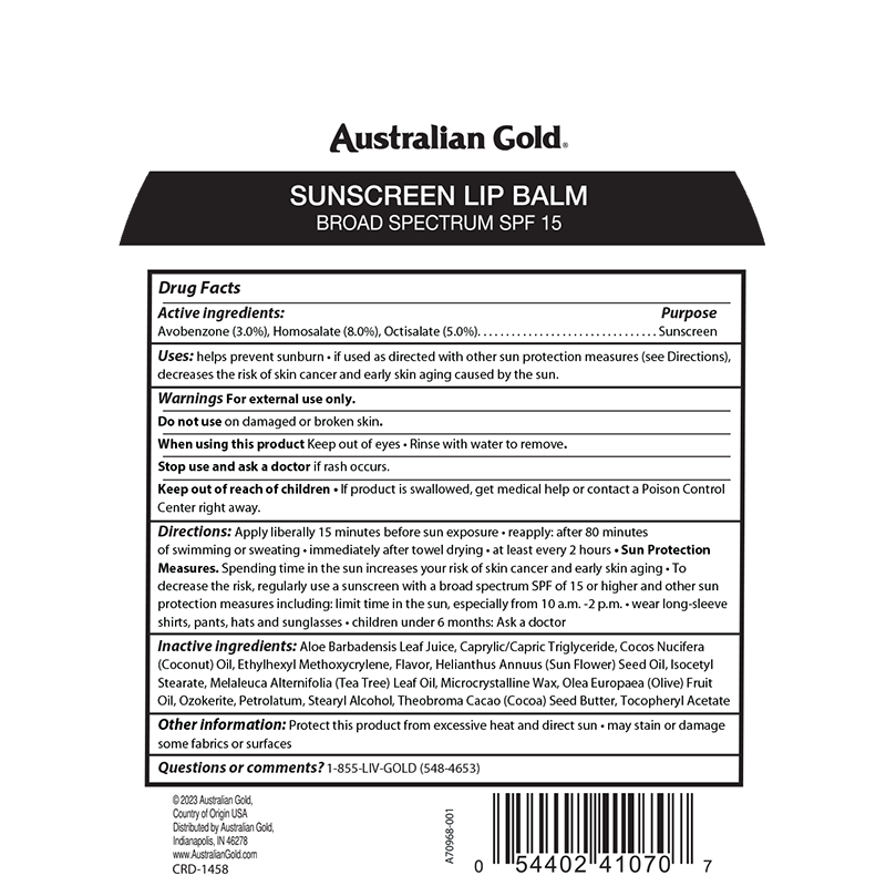 Australian Gold SPF Lip Balm - Tropical