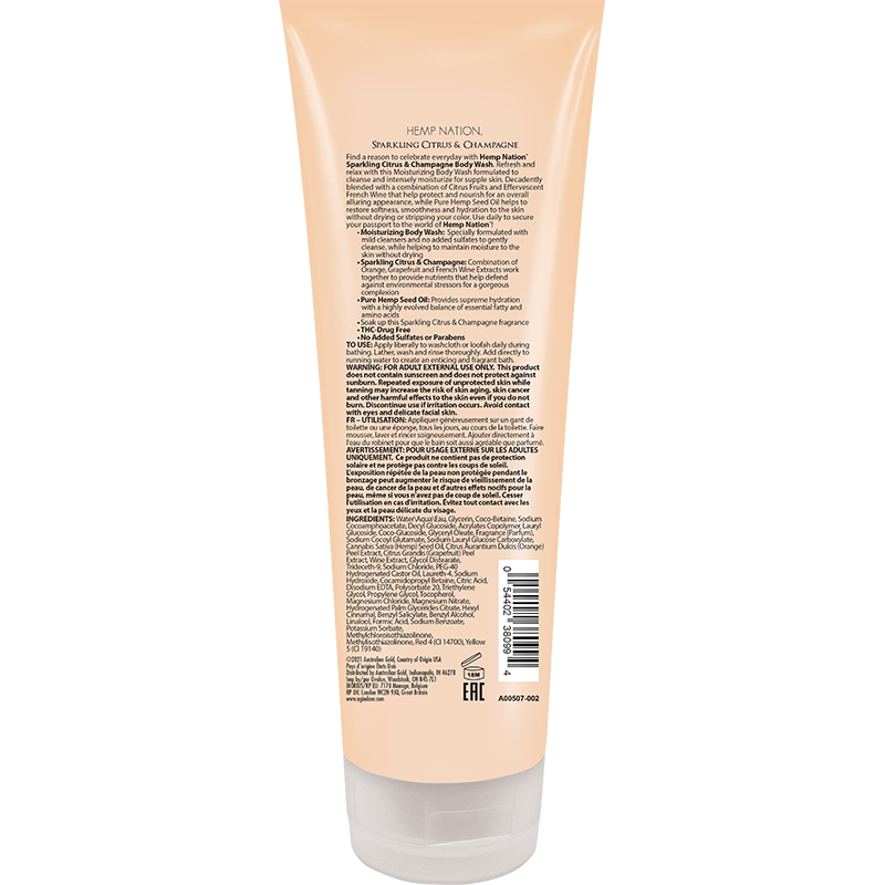 Australian Gold Hemp Nation Sparkling Citrus & Champagne