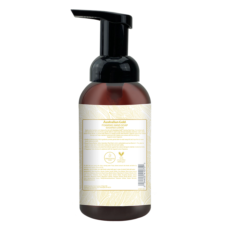Australian Gold Seaside Retreat Sugared Lemon Foaming Hand Soap