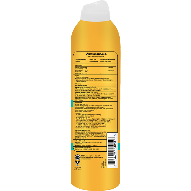 Australian Gold Ultimate Hydration SPF 50 Continuous Spray