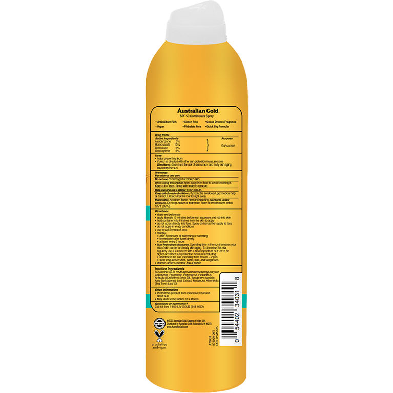 Australian Gold Ultimate Hydration SPF 50 Continuous Spray