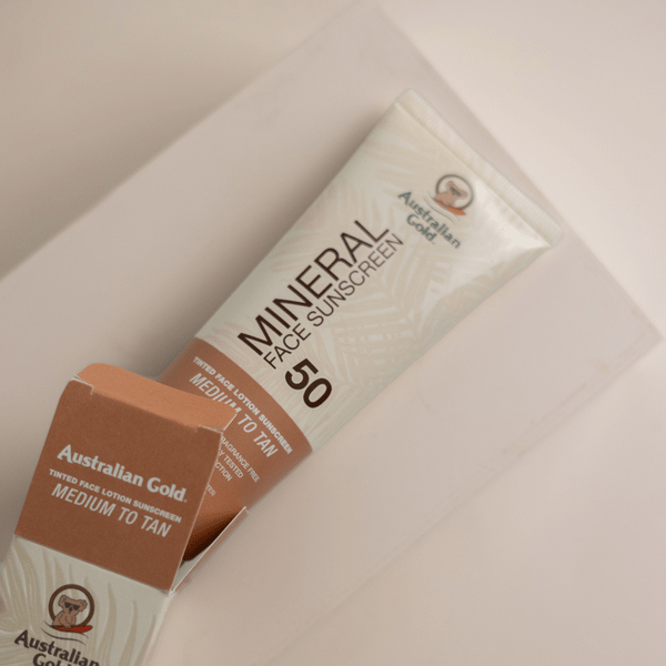 Australian Gold Mineral Tinted Face SPF 50 Medium to Tan 2.5 fl oz