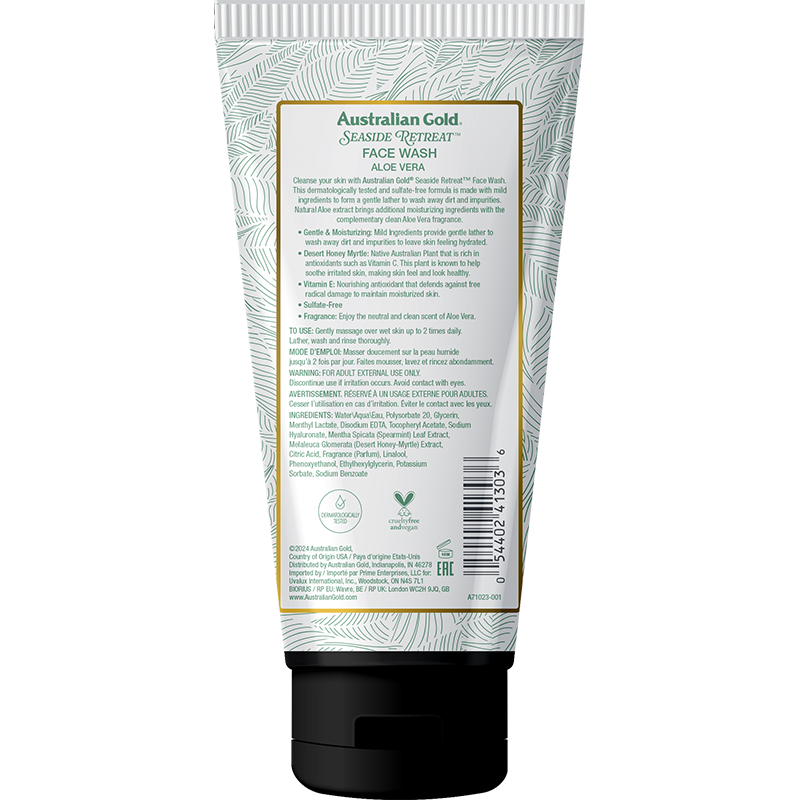 Australian Gold Seaside Retreat Aloe Vera Face Wash