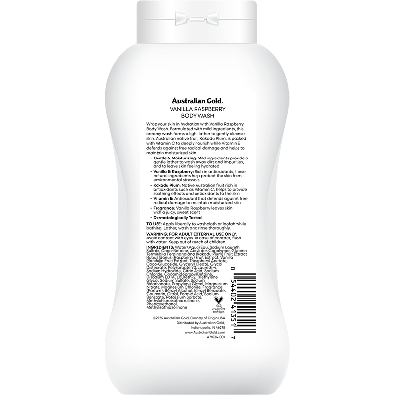 Body Wash - Vanilla Raspberry