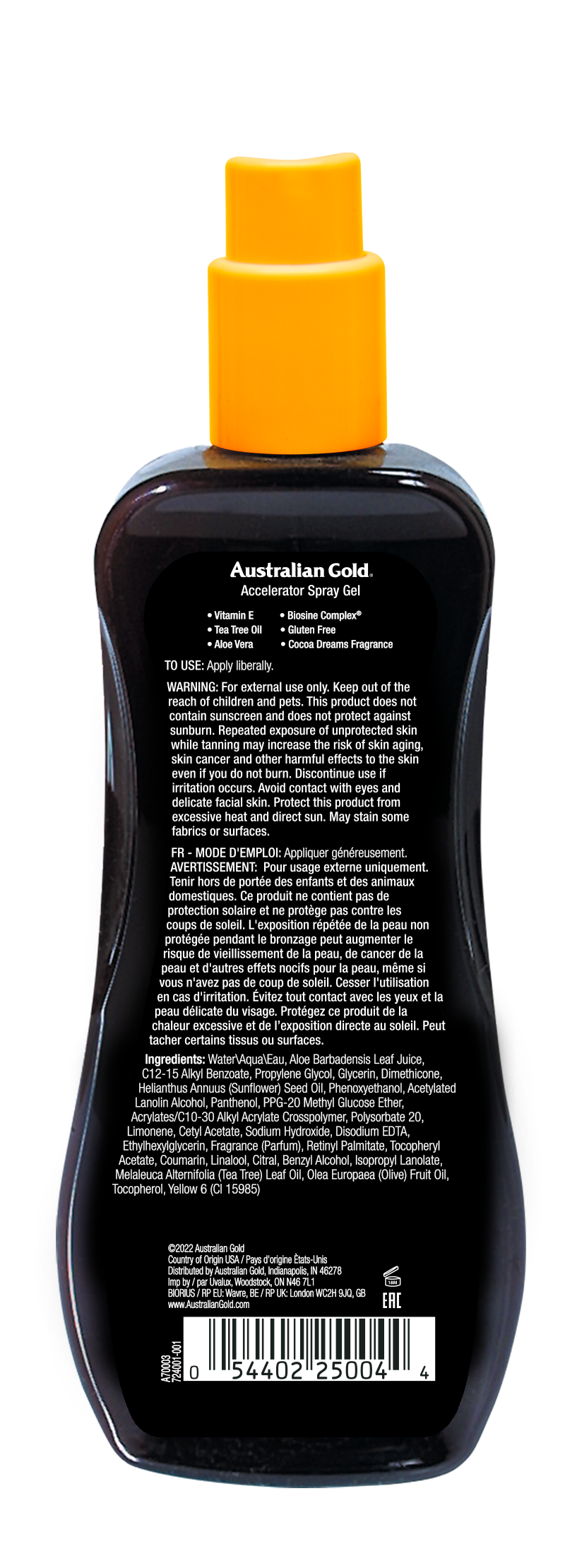 Australian Gold Accelerator Spray Gel