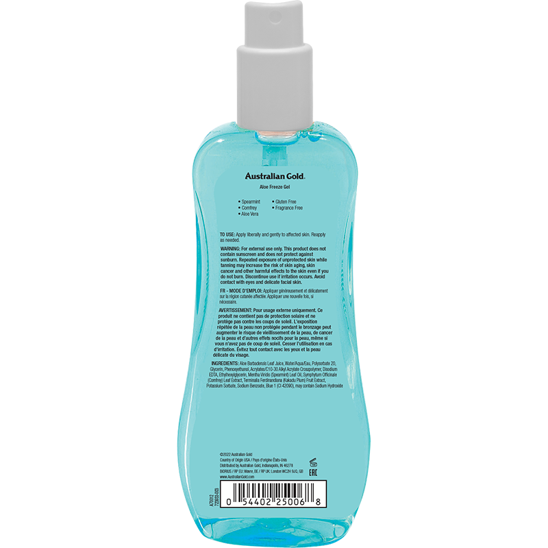 Australian Gold Aloe Freeze Spray Gel