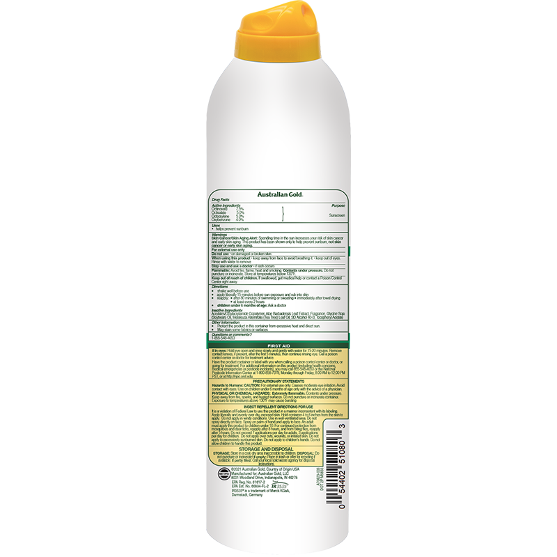 Australian Gold SPF 30 Continuous Spray Insect Repellent