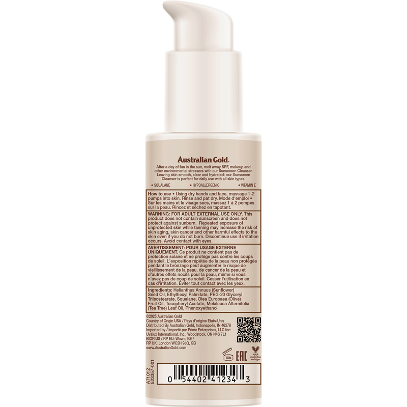 Australian Gold Sunscreen Cleanser