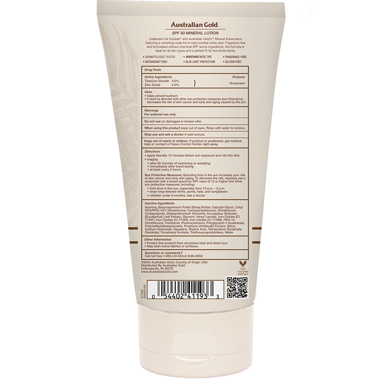 Australian Gold Mineral SPF 50 Lotion