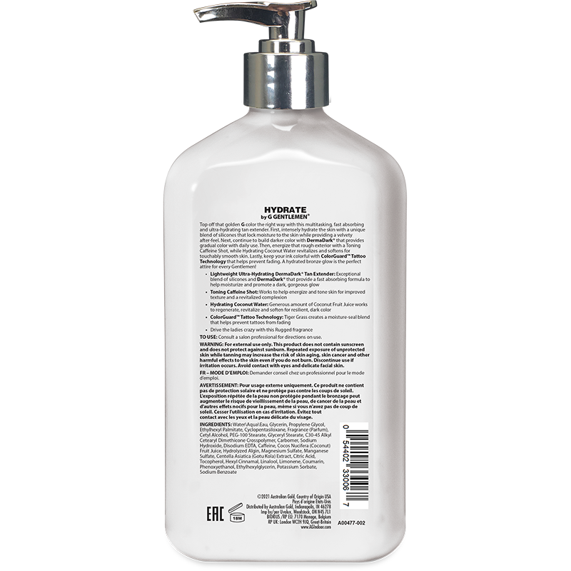 Australian Gold Hydrate by G Gentlemen Tan Extender