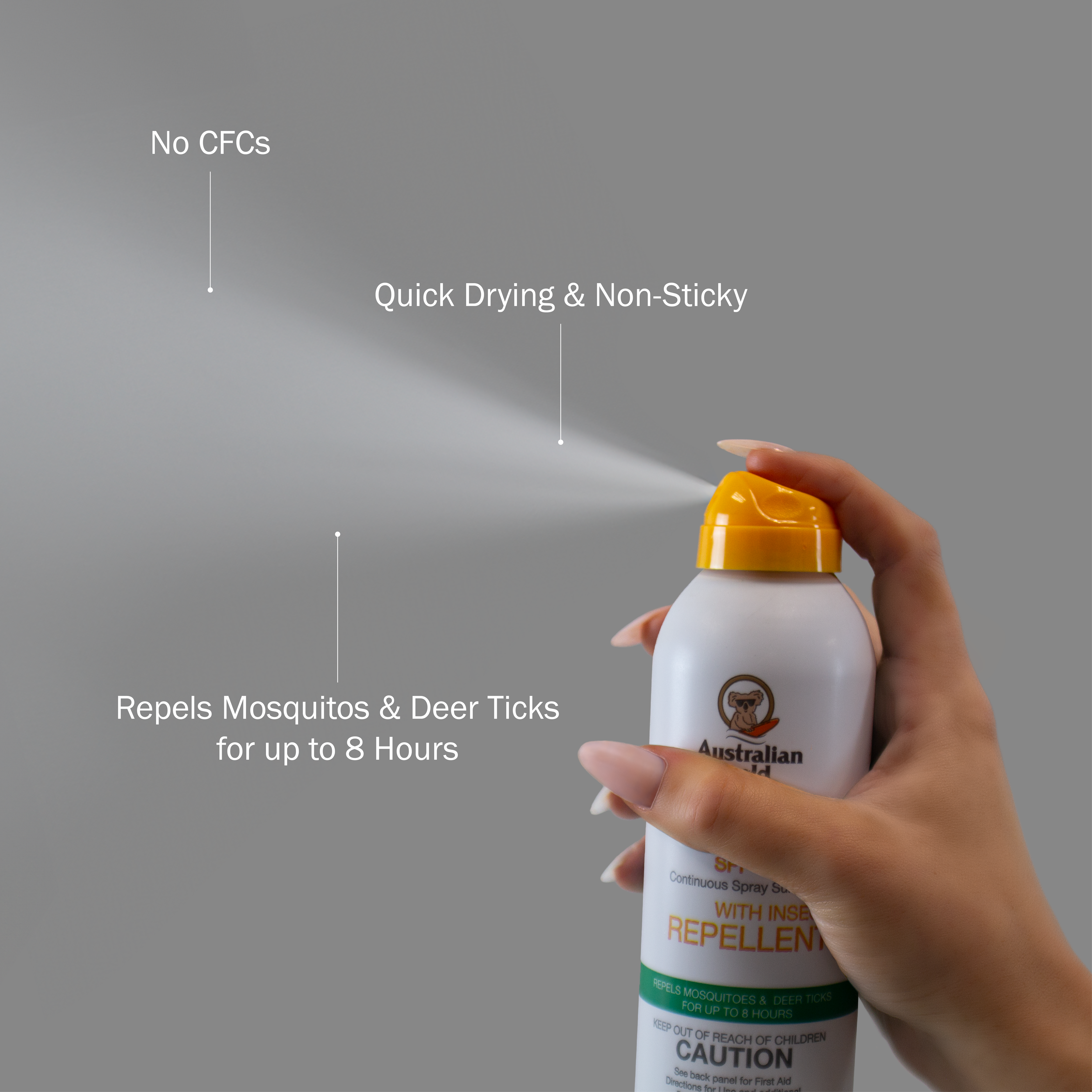 Australian Gold SPF 30 Continuous Spray Insect Repellent