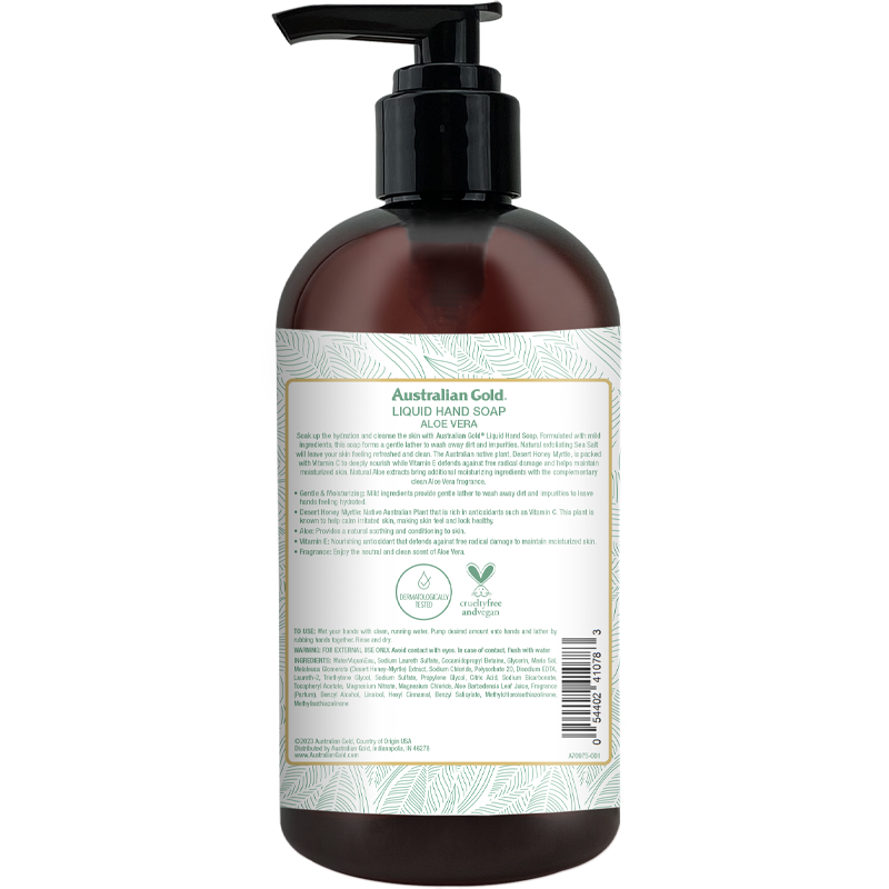 Australian Gold Seaside Retreat Aloe Vera Liquid Hand Soap