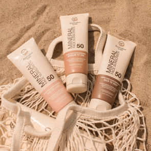 Australian Gold Mineral SPF 50 Tinted Face Fair to Light, Medium to Tan and Rich to Deep