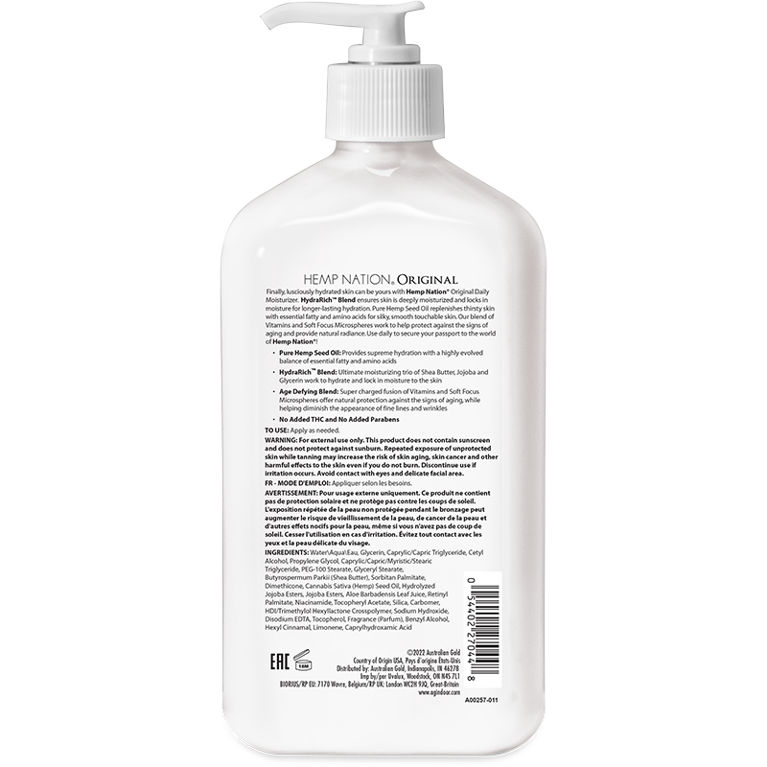 Australian Gold Hemp Nation Original Tan Extender