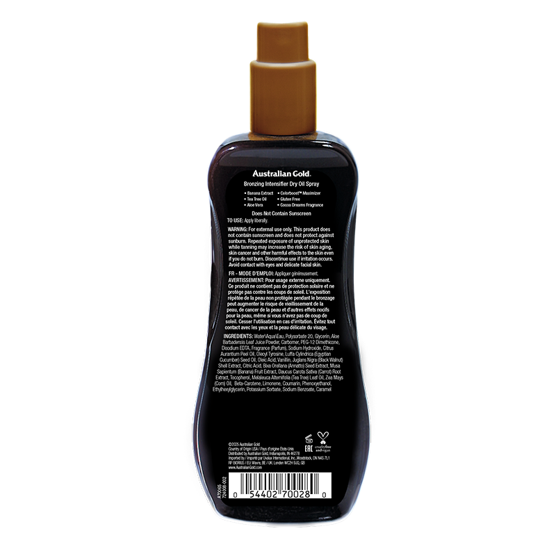 Australian Gold Bronzing Intensifier Dry Oil Spray