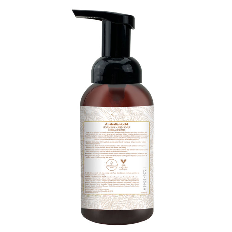 Australian Gold Seaside Retreat Cocoa Dreams Foaming Hand Soap