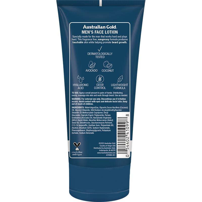 Australian Gold Men's Face Lotion