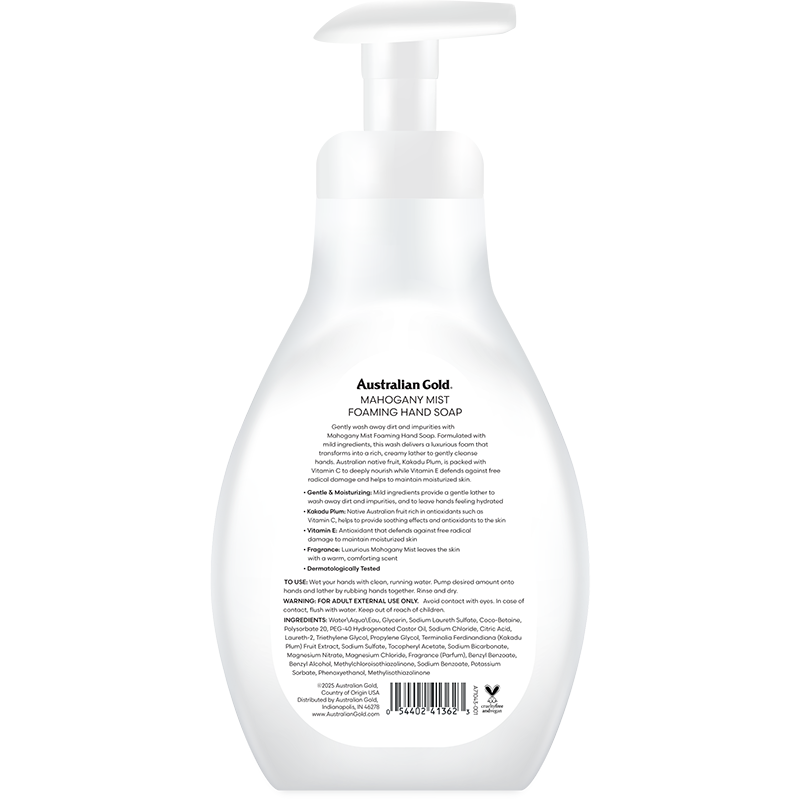 Foaming hand soap - mahogany mist