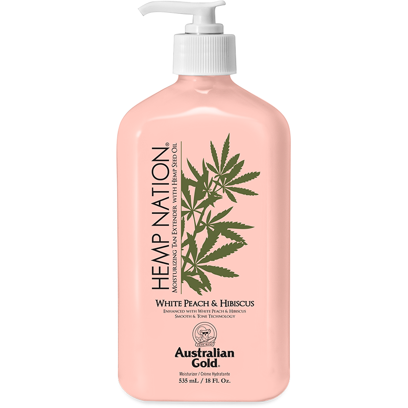 australian gold HN White Peach & Hibiscus Tan Extender 18 fl oz