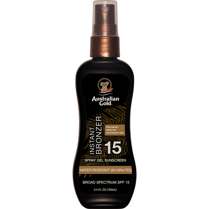 ﻿australian gold SPF 15 Spray Gel Bronzer 3.4 fl oz