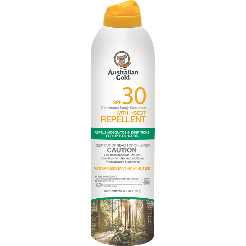 australian gold SPF 30 Cont Spray Insect Repellent 5.6 oz