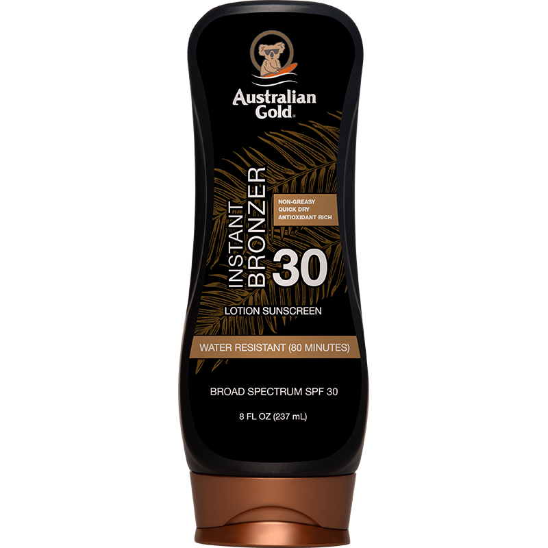 australian gold SPF 30 Lotion Bronzer 8 fl oz
