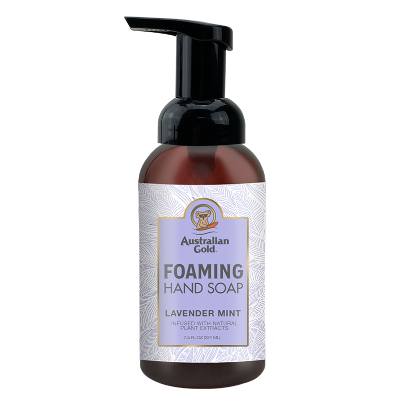 australian gold Seaside Retreat Lavender Mint Foaming Hand Soap 7.5 fl oz