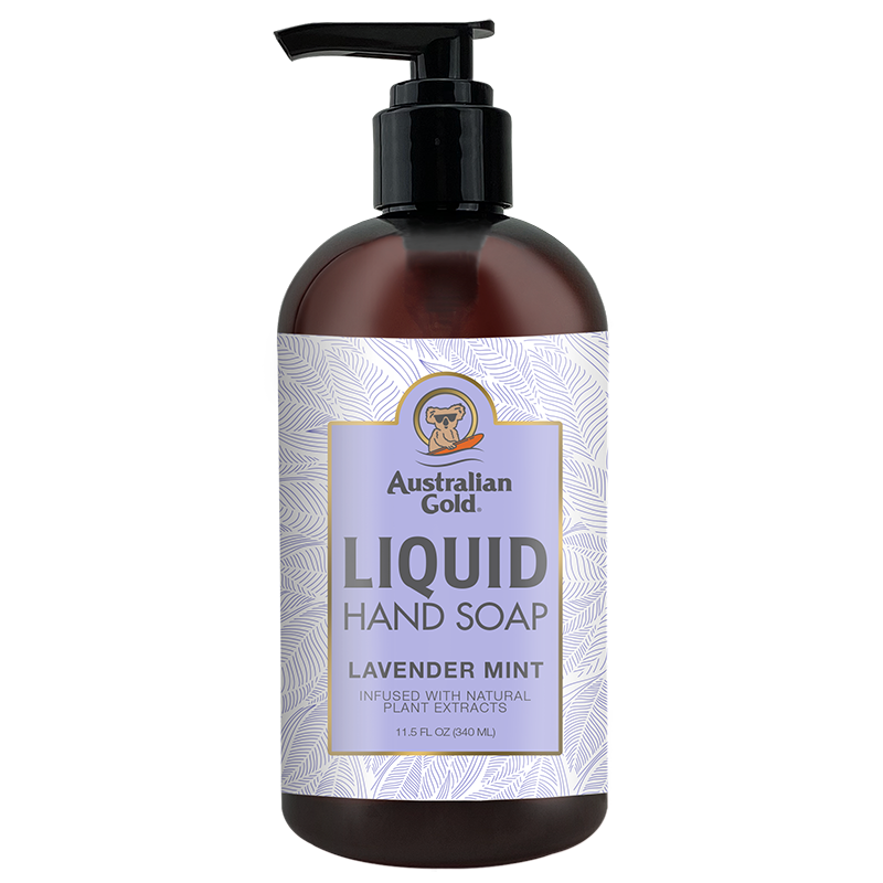 australian gold Seaside Retreat Lavender Mint Liquid Hand Soap 11.5 fl oz