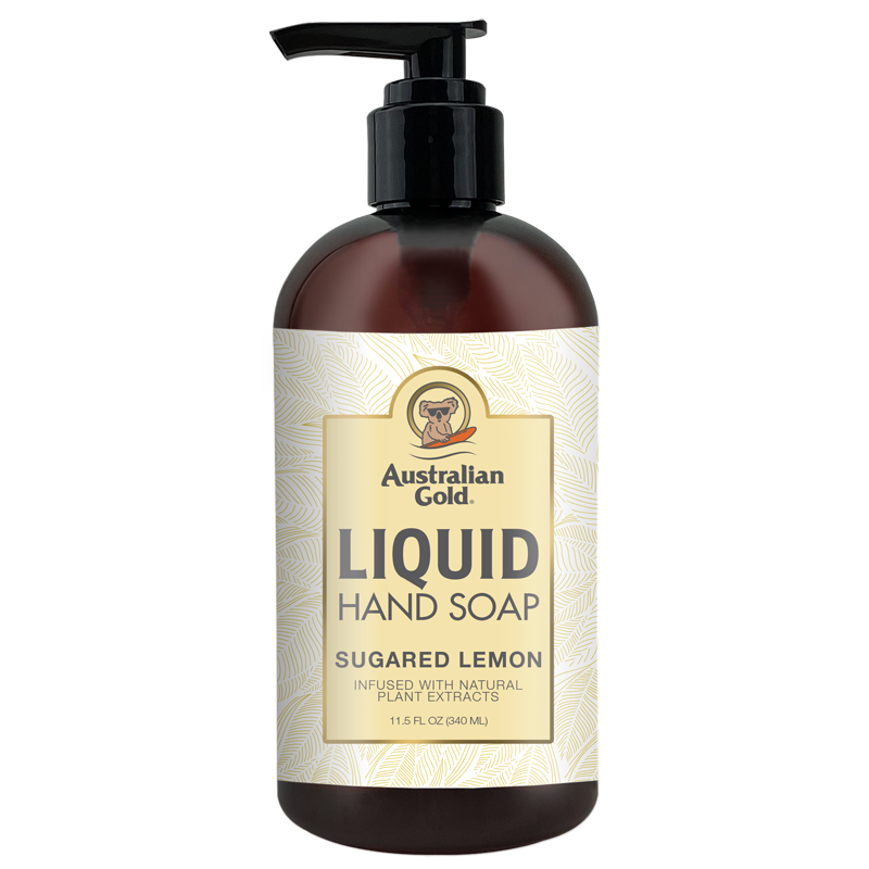 australian gold Seaside Retreat Sugared Lemon Liquid Hand Soap 11.5 fl oz