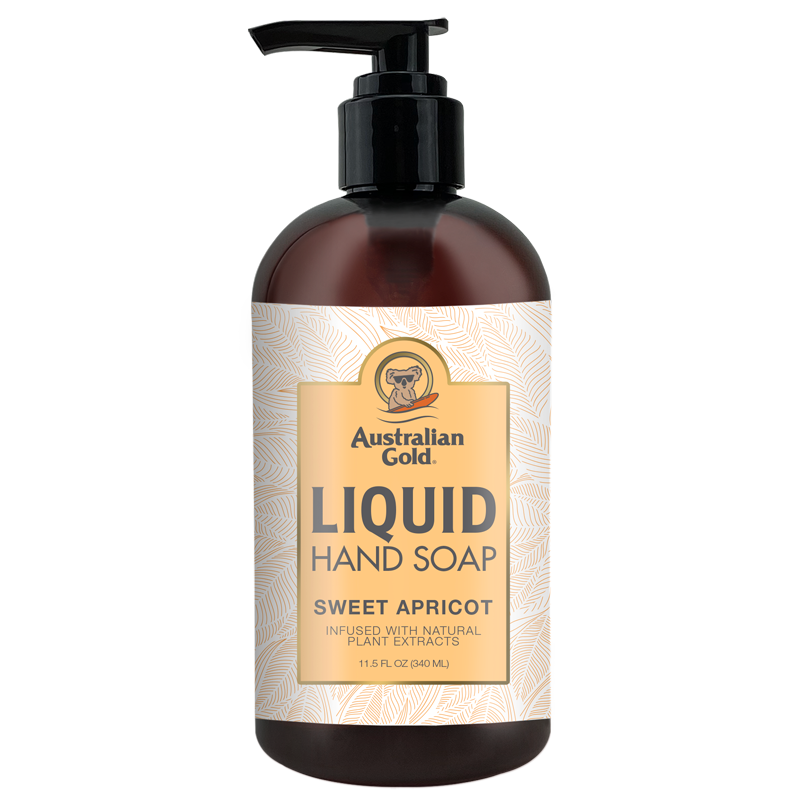 australian gold Seaside Retreat Sweet Apricot Liquid Hand Soap 11.5 fl oz