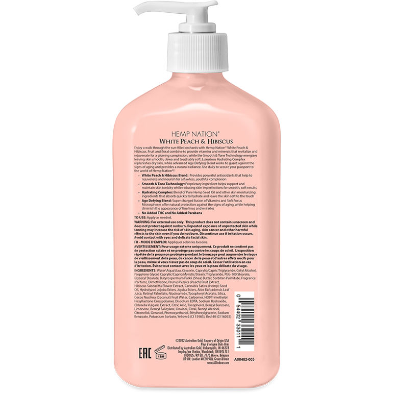 HN White Peach & Hibiscus Tan Extender 18 fl oz