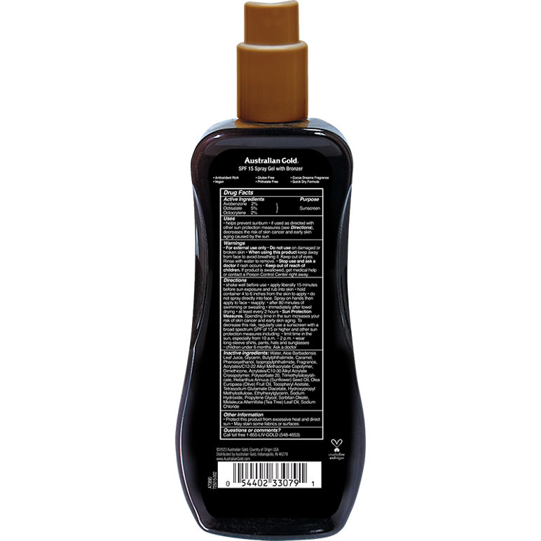 SPF 15 Spray Gel Bronzer 8 fl oz