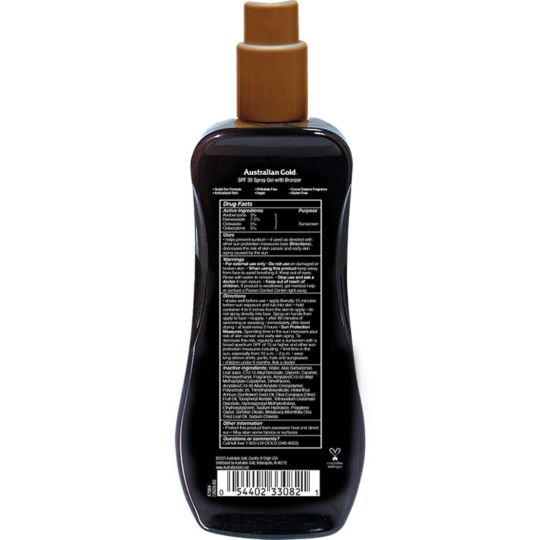 SPF 30 Spray Gel Bronzer 8 fl oz