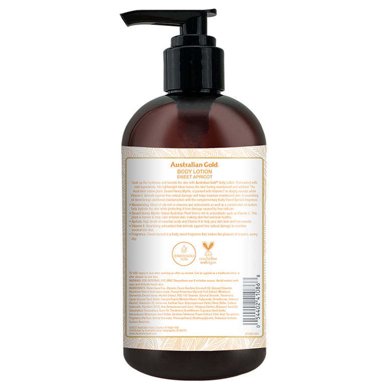 Seaside Retreat Sweet Apricot Body Lotion 16 fl oz