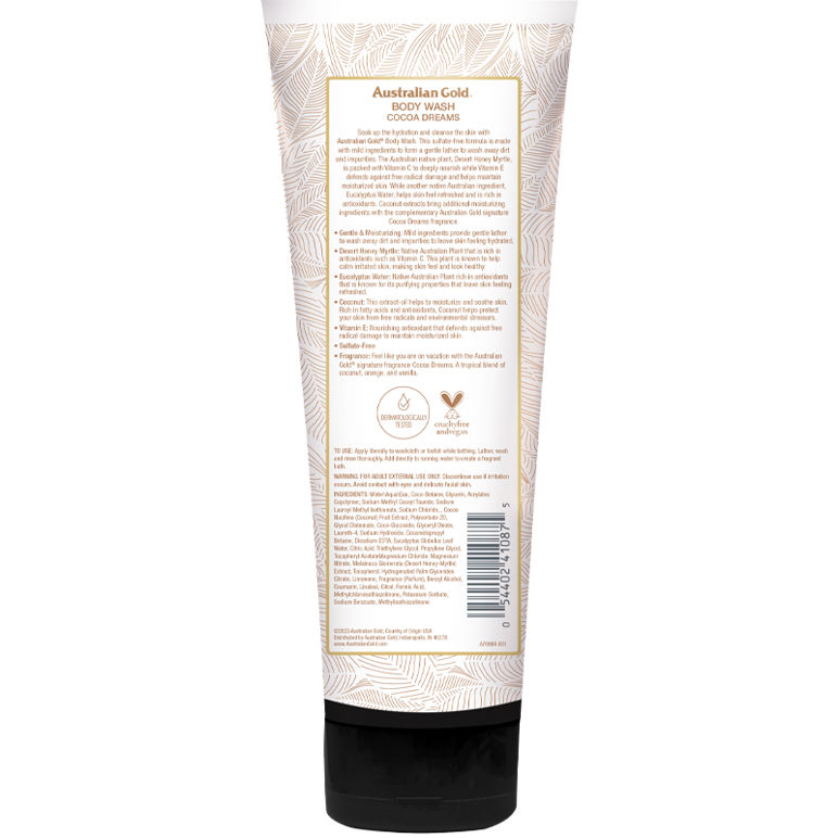 Seaside Retreat Cocoa Dreams Body Wash 8.5 fl oz