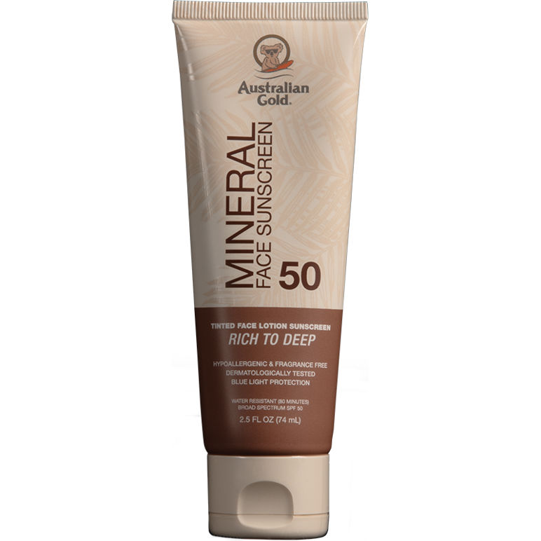 Mineral SPF 50 Tinted Face Rich to Deep 2.5 fl oz