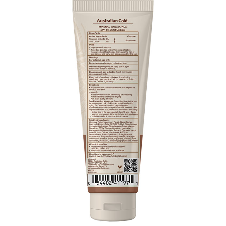Mineral SPF 50 Tinted Face Rich to Deep 2.5 fl oz