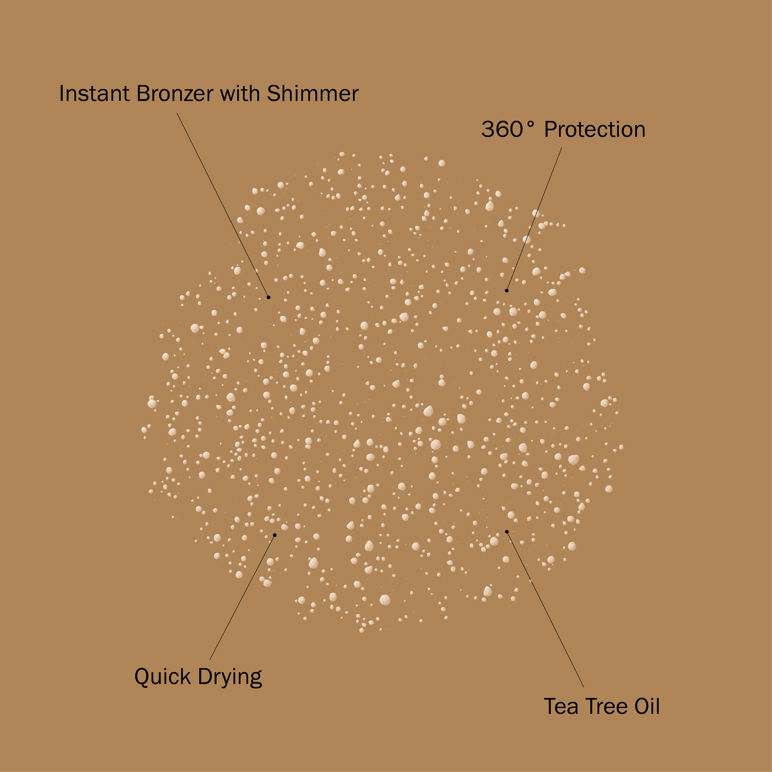 SPF 30 Continuous Spray Bronzer Shimmer 6 oz