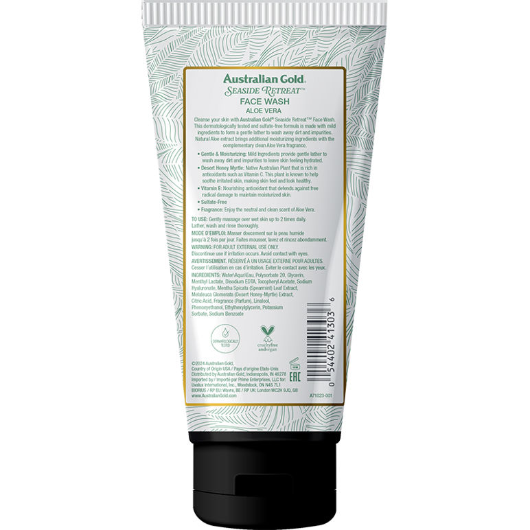 Seaside Retreat Aloe Vera Face Wash 5 fl oz
