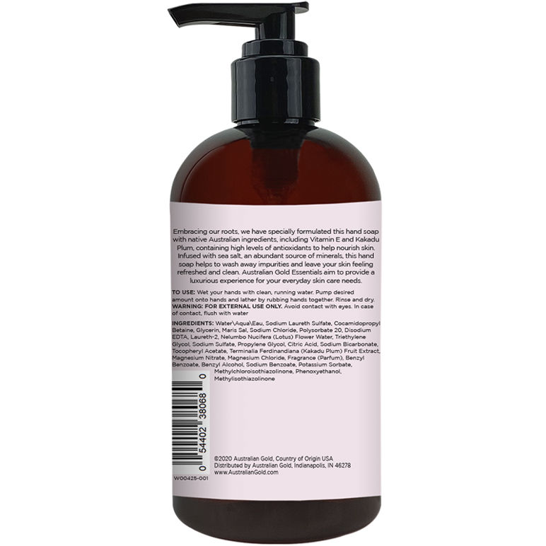 AG Essentials Liquid Hand Soap Fresh Lotus 11.5 fl oz