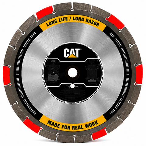 CAT XH10 segmented rim 14-inch diamond blade