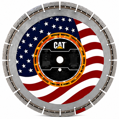 CAT USAMM50-15 Turbo Segmented Rim 14-inch diamond blade Made in USA