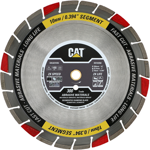 CAT®14" 350mm Segmented Abrasive Materials Diamond Blade